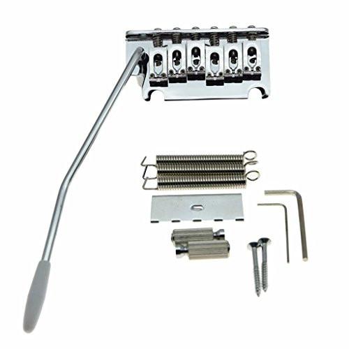 Dopro Chrome 2 Point ST Strat Style Guitar Tremolo Bridge Locking System