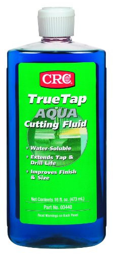 CRC TrueTap Aqua Water Soluble Cutting Fluid, 16 fl oz Bottle, Blue