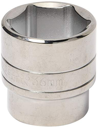 Williams 32536 1/2-Inch Drive 6 Point Shallow Socket, 36mm