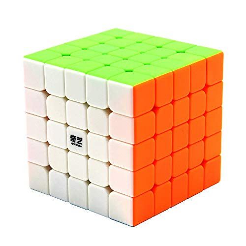 Moruska Qiyi 5x5 Speed Cube Stickerless 5X5X5 Cube Puzzle Toy 62mm - Qiyi Qizheng S