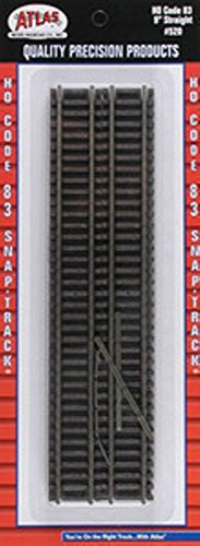 Atlas 520 HO Code 83 9" Straight Section 6pcs