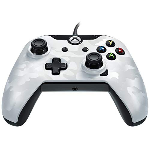 PDP Wired Controller for Xbox One - White Camo - Xbox One