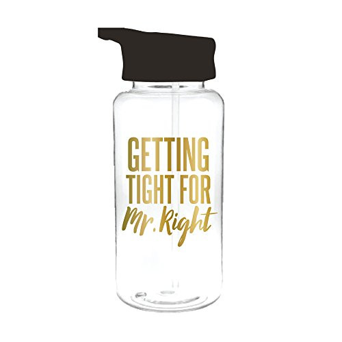 Slant Collections 33 oz Loop Water Bottle 'Getting Tight for Mr. Right'