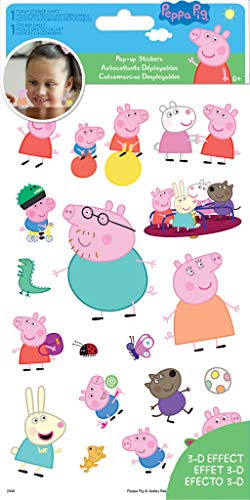 Trends International Peppa Pig - Pop Up Stickers - 4 X 8