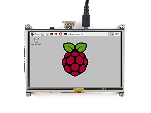 Waveshare Raspberry Pi LCD Display Module 5inch 800480 TFT Resistive Touch Screen Panel HDMI Interface for Any Model of Rapsberry-pi A/A+/B/B+/2 B