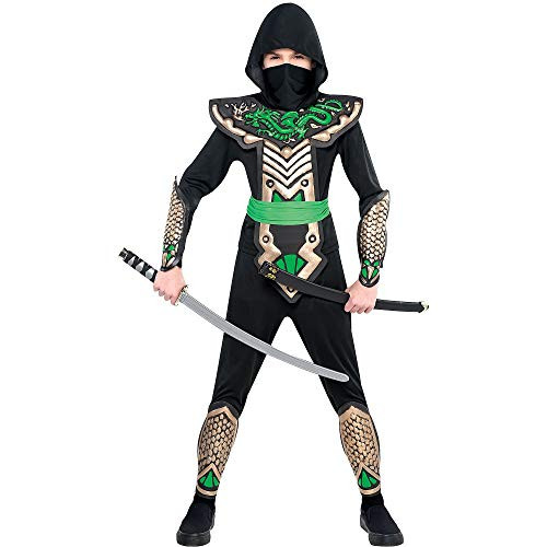AMSCAN Ninja Dragon Halloween Costume for Boys, Small, with Included Accessories