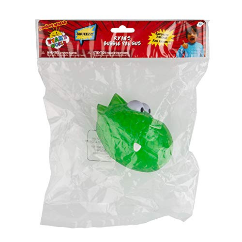 Orb Toys Ryan's World Bubble Pal Gus, Green, White, Black
