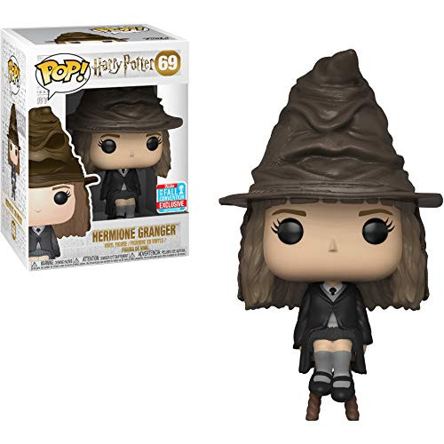 Funko Hermione Granger (2018 Fall Con Exclusive): Harry Potter x POP! Vinyl Figure & 1 PET Plastic Graphical Protector Bundle [#069 / 34764]