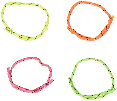 Rhode Island Novelty 144 (1 Gross) Neon Rope Friendship Bracelets New