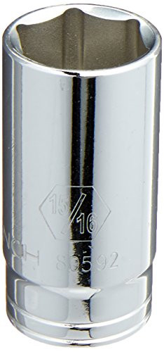 GearWrench 80592 3/8" Drive 6 Point Deep SAE Socket 15/16"