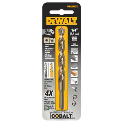DEWALT DW1208-1/8-Inch Cobalt Split Point Twist Drill Bit