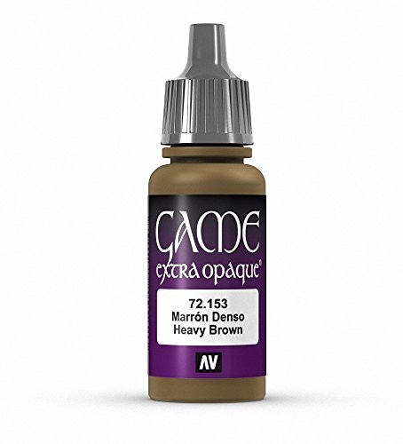 Vallejo Game Color Heavy Brown X-Opaque Paint, 17ml