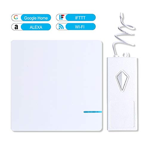 AoYi Smart WiFi Wireless Lights Switch Kit Compatible with Alexa, Google Assistant, No Hub Required, Remote Control Ceiling Lamp LED Bulb IP54 Waterproof,Include Switch and Receiver