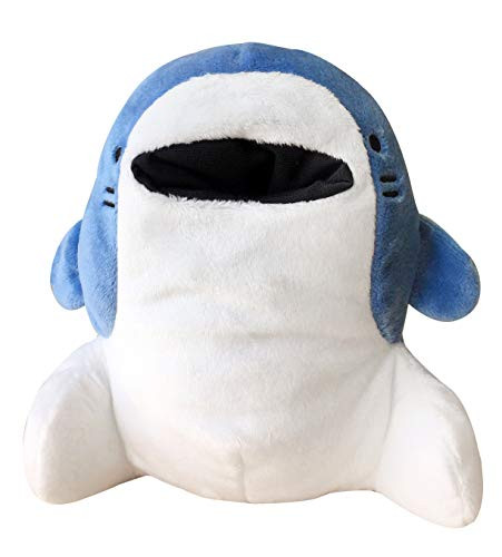 CLEVER IDIOTS INC SAMEZU ( Same-z) Shark Plush Stuffed Animal - Cute, Collectible and Cuddly Toy Character - 6.5 inch - Authentic Japanese Kawaii Design - Jinbe