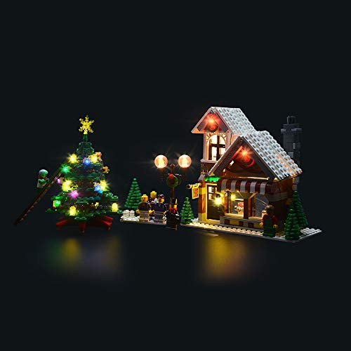 LIGHTAILING Light Set for (Creator Expert Winter Toy Shop) Building Blocks Model - Led Light kit Compatible with Lego 10249(NOT Included The Model)