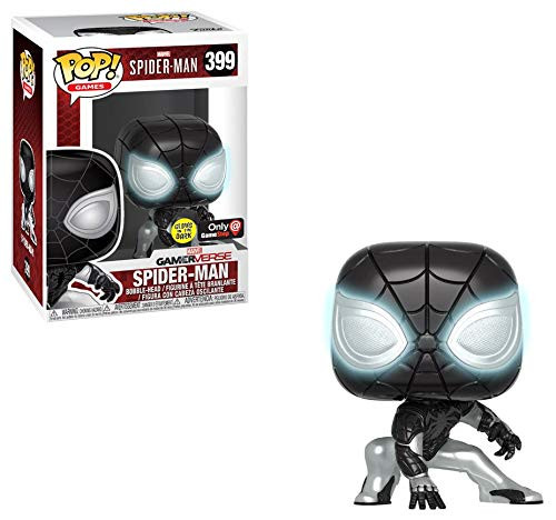 Funko Pop Games: Marvel Gameverse - Negative Spider-Man Glow in the Dark Collectible Figure, Multicolor