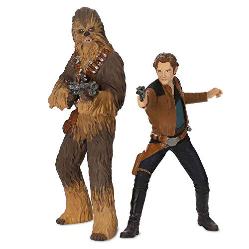 Hallmark Keepsake Christmas Ornaments 2018 Year Dated, Star Wars Story Han Solo and Chewbacca, Set of 2
