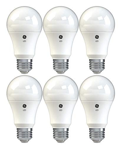 GE Lighting 99215 Dimmable Bulbs 10 (60-Watt-Replacement), 800-Lumen, Medium Base A19 General Purpose LED, 6-Pack, Soft White, 6