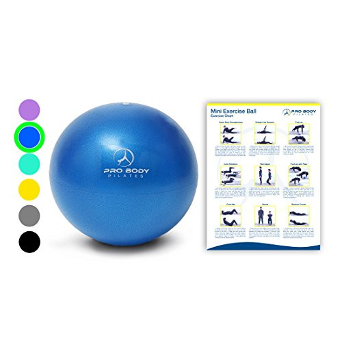 Mini Exercise Ball - 9 Inch Bender Ball for Stability, Barre, Pilates, Yoga, Core Training and Physical Therapy (Blue) Mini Exercise Ball - 9 Inch Bender Ball for Stability, Barre, Pilates, Yoga, Core Training and Physical Therapy (Blue)
