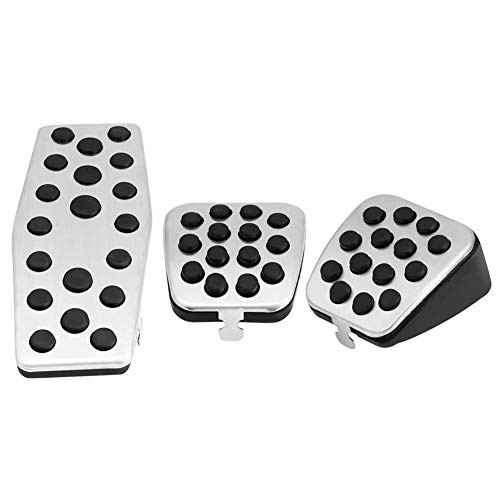 Car Clutch Brake Foot Pedals Cover Treadle Non-Slip Pedal Pads Manual Clutch Pedal for Chevrolet Cruz Vauxhall(3pcs(for Manual Vehicle))
