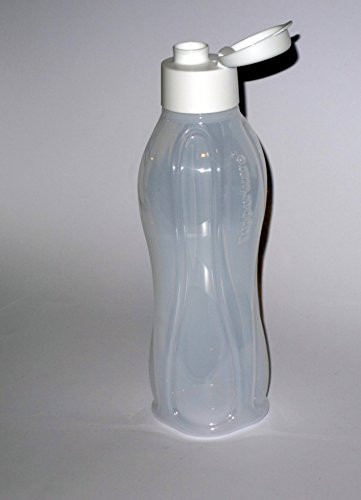 TUPPERWARE LARGE ECO WATER BOTTLE WHITE 36-oz./1 L capacity