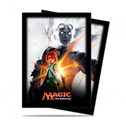 Magic: The Gathering - MTG Magic Origins Planeswalker Chandra Nalaar Card Sleeves (80 Count) Deck Protectors