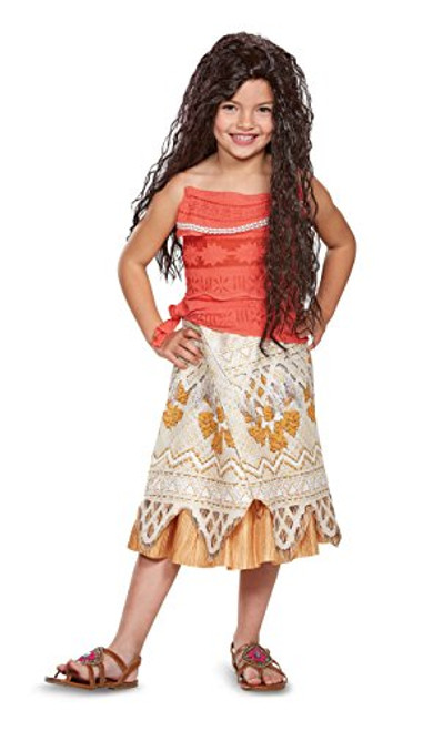 Disguise Moana Classic Costume, Multicolor, Large (10-12)