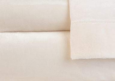 Berkshire Blanket VelvetLoft Sheet Set (Twin, Cream)