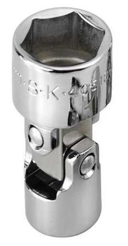 SK Hand Tool 40521 6 Point 21mm Drive Flex Socket, 3/8-Inch, Chrome