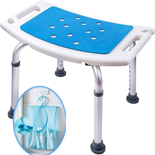 Medokare Shower Stool with Padded Seat - Shower Seat for Seniors with Tote Bag, Shower Bench Bath Chair, Handicap Shower Seats for Adults, Shower Stools and Benches Medokare Shower Stool with Padded Seat - Shower Seat for Seniors with Tote Bag, Shower Bench Bath Chair, Handicap Shower Seats for Adults, Shower Stools and Benches