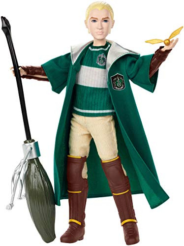 Mattel GDJ71 Harry Potter Quidditch Draco Malfoy, Multicolor