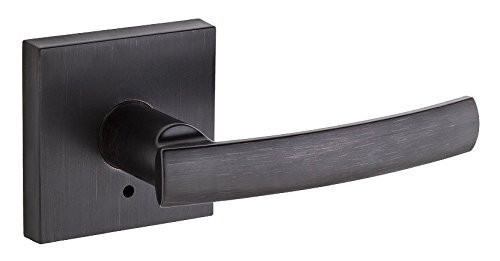 Kwikset 155SYLSQT-11P Sydney Square Privacy Door Lock Venetian Bronze Finish