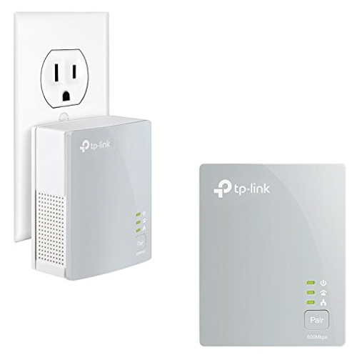 TP-Link AV600 Powerline Ethernet Adapter - Plug&Play, Power Saving, Nano Powerline Adapter(TL-PA4010 KIT)