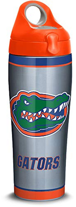 Tervis 1309961 Florida Gators Tradition Stainless Steel Insulated Tumbler with Orange Lid, 24oz Water Bottle, Silver Tervis 1309961 Florida Gators Tradition Stainless Steel Insulated Tumbler with Orange Lid, 24oz Water Bottle, Silver