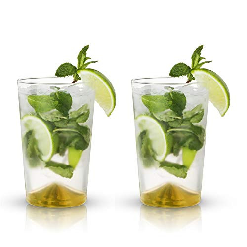 Viski 7947 Belmont: Gold Pointed Cocktail) Tumbler, One Size,