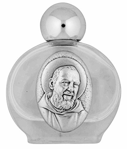 Venerare Small Glass Holy Water Bottle (Padre Pio)