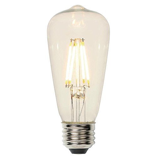 Westinghouse Lighting 0518600 40-Watt Equivalent ST15 Dimmable Clear Filament LED Light Bulb with Medium Base