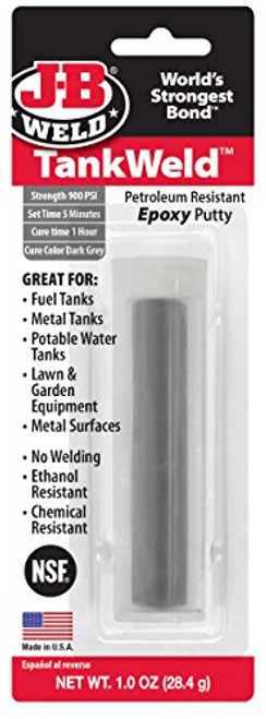 J-B Weld Dark Grey 8217 TankWeld Gas Tank Repair-1 oz, 1. Fluid_Ounces