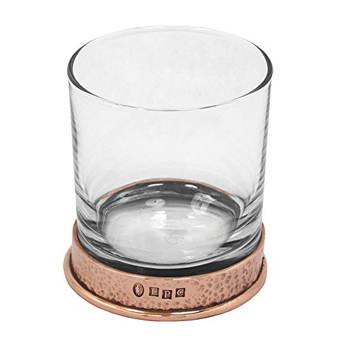 English Pewter Company 11oz Old Fashioned Whisky Rocks Glass Finished In Stunning Copper Finish [RP13]
