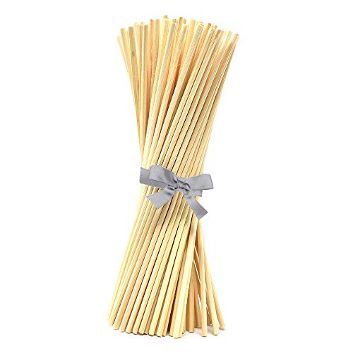 Set of 108 Replacement Rattan Diffuser Reeds 7", Natural | for Use with DIY Diffuser Glass Bottles & Diffuser Refills | Bamboo Sticks for Essential, Fragrance & Aromatherapy Oils | Bulk Buy