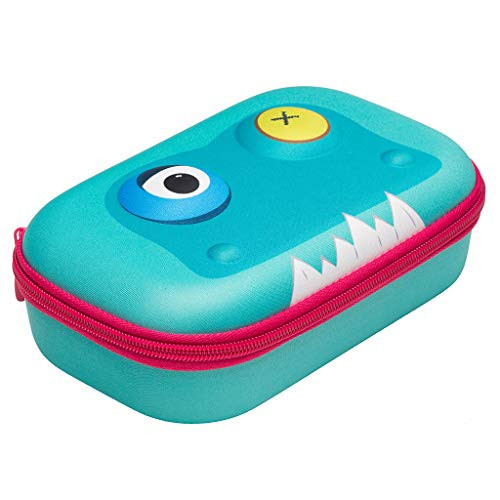 ZIPIT Beast Pencil Case/Pencil Box/Storage Box, Light Blue