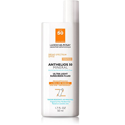La Roche-Posay Anthelios Tinted Mineral Sunscreen Ultra-Light SPF 50, 1.7 Fl. Oz.