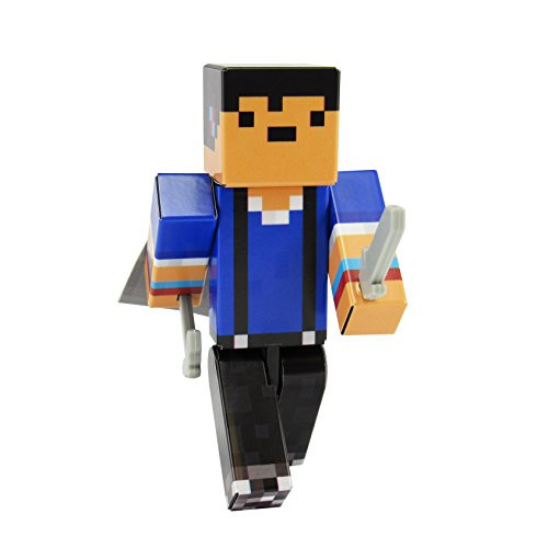 EnderToys Cool Boy Action Figure Toy, 4 Inch Custom Series Figurines