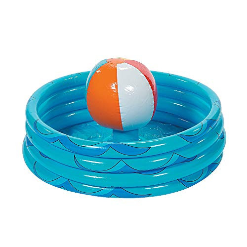Fun Express - Inflate Beach Ball Cooler - Toys - Inflates - Inflatable Coolers - 1 Piece Fun Express - Inflate Beach Ball Cooler - Toys - Inflates - Inflatable Coolers - 1 Piece