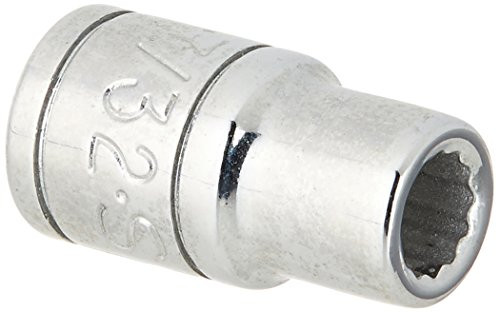 SK Hand Tool 43907 12 Point 1/4-Inch Drive Standard Socket, 7/32-Inch, Chrome
