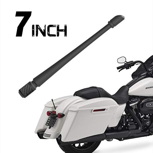 Rydonair Antenna Compatible with Harley Davidson 1998-2019 | 7 inches Flexible Rubber Antenna Replacement | Designed for Optimized FM/AM Reception