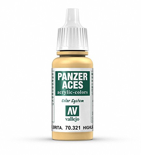 Vallejo Acrylic Paint, Bristish Tanker Highlights