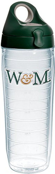 Tervis 1231178 William & Mary Tribe Gold Insulated Tumbler with Emblem and Hunter Green with Gray Lid 24oz Water Bottle Clear Tervis 1231178 William & Mary Tribe Gold Insulated Tumbler with Emblem and Hunter Green with Gray Lid 24oz Water Bottle Clear