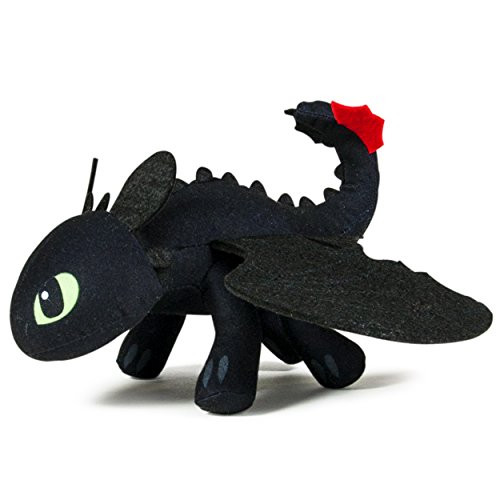 Dreamworks Dragons Action Dragon 8" Plush Toothless Action Figure Dreamworks Dragons Action Dragon 8" Plush Toothless Action Figure