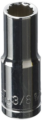 K-T Industries Drive 12-Point Deep Socket, 3/8"
